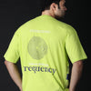 Frequency - Neon green, oversized casual T-shirt